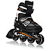 Роликові ковзани Blackwheels Playful S - розмір 32-35, чорно-білі