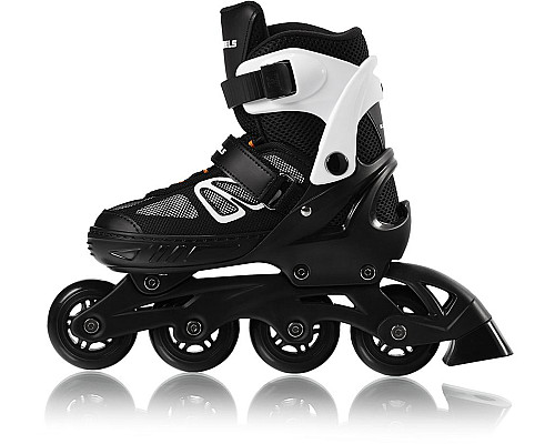 Роликові ковзани Blackwheels Playful S - розмір 32-35, чорно-білі Роликові ковзани Blackwheels Playful S - розмір 32-35, чорно-білі