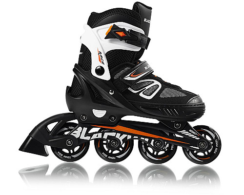 Роликові ковзани Blackwheels Playful S - розмір 32-35, чорно-білі Роликові ковзани Blackwheels Playful S - розмір 32-35, чорно-білі