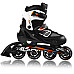 Роликові ковзани Blackwheels Playful S - розмір 32-35, чорно-білі