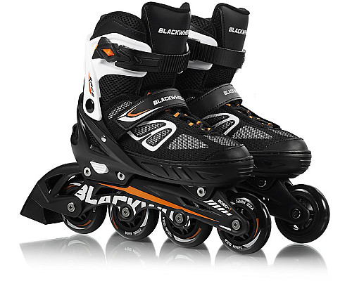 Роликові ковзани Blackwheels Playful S - розмір 32-35, чорно-білі Роликові ковзани Blackwheels Playful S - розмір 32-35, чорно-білі