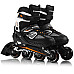 Роликові ковзани Blackwheels Playful S - розмір 32-35, чорно-білі