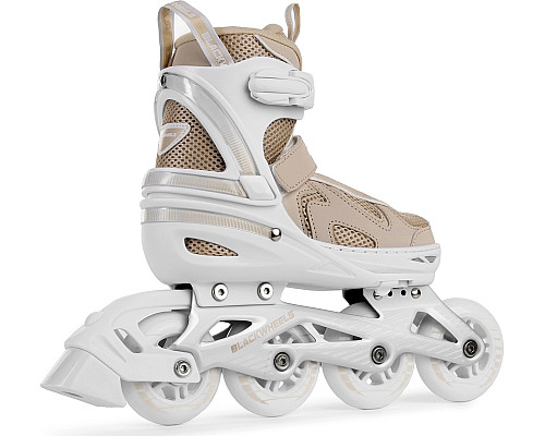 Роликові ковзани Blackwheels Flex Pro M - розмір 34-37, бежеві