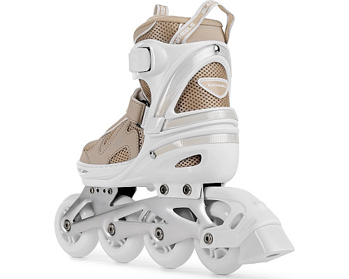 Роликові ковзани Blackwheels Flex Pro M - розмір 34-37, бежеві