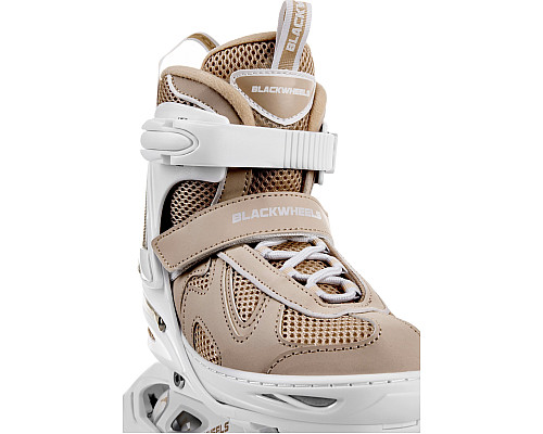 Роликові ковзани Blackwheels Flex Pro M - розмір 34-37, бежеві
