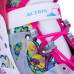 Дитячі регульовані роликові ковзани Action Doly з освітленими колесами - розмір S 30-33, рожеві