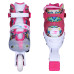 Дитячі регульовані роликові ковзани Action Doly з освітленими колесами - розмір XS 26-29, рожеві