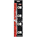 PU 90x24 82A BLACK MAT (4 szt.) + ABEC-9 (8 szt.) SET NILS EXTREME
