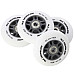 PU 84x24 82A WHITE MAT (4 szt.) + ABEC-9 (8 szt.) SET NILS EXTREME