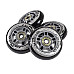 PU 84x24 82A BLACK (4 pcs) + ABEC-9 (8 pcs) SET NILS EXTREME