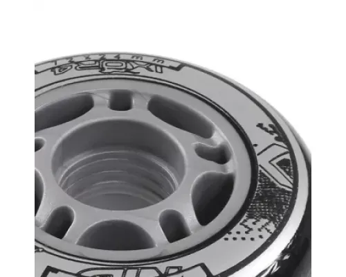 Колеса для роликових ковзанів PU 64x24 82A  NILS EXTREME - 4 шт./чорні