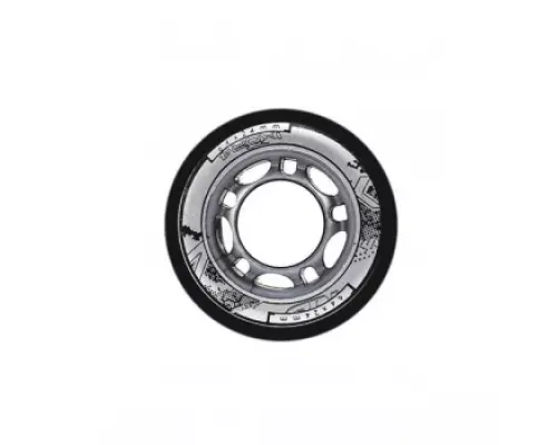 Колеса для роликових ковзанів PU 64x24 82A  NILS EXTREME - 4 шт./чорні