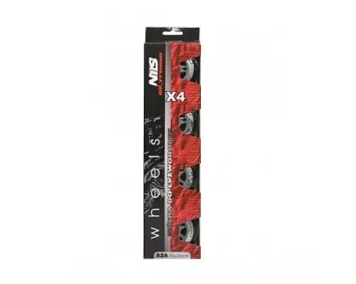 Колеса для роликових ковзанів PU 90x24 82A NILS EXTREME - 4 шт./чорні