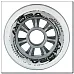 Колеса для роликових ковзанів PU 90x24 82A NILS EXTREME - 4 шт./прозорі
