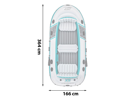 Надувний човен Hydro-Force Adventure Elite X5 Bestway 65159