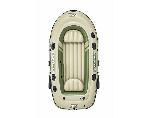 Човен надувний Bestway Voyager X3 Raft 294 х 137 см, зелено-бежевий