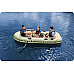 Човен надувний Bestway Voyager X3 Raft 294 х 137 см, зелено-бежевий