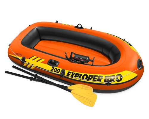 Човен INTEX 58357 Explorer PRO 200 комплект весла + насос 196 x 102 x 33 см Човен INTEX 58357 Explorer PRO 200 комплект весла + насос 196 x 102 x 33 см
