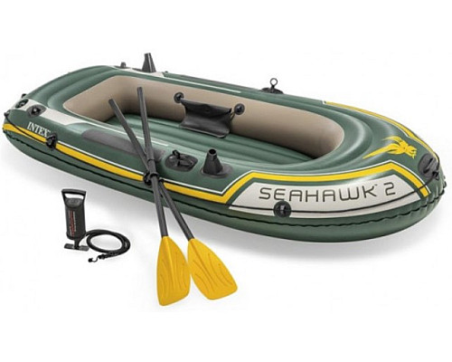 Надувний човен SEAHAWK 200 Іntex 68347, 236 x 114 x 41 см Надувний човен SEAHAWK 200 Іntex 68347, 236 x 114 x 41 см