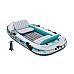 Човен надувний Bestway Hydro-Force Adventure Elite X4 315 х 165 см, блакитно-сірий