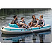 Човен надувний Bestway Hydro-Force Adventure Elite X4 315 х 165 см, блакитно-сірий