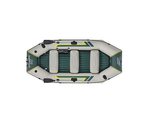 Човен надувний Bestway Hydro-Force Ranger Elite X4320 х 148 см, зелено-бежевий