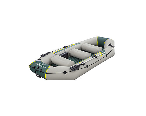 Човен надувний Bestway Hydro-Force Ranger Elite X4320 х 148 см, зелено-бежевий