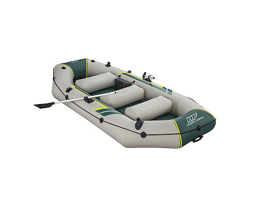 Човен надувний Bestway Hydro-Force Ranger Elite X4320 х 148 см, зелено-бежевий