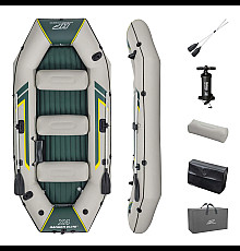 Човен надувний Bestway Hydro-Force Ranger Elite X4320 х 148 см, зелено-бежевий