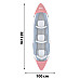 Каяк надувний Bestway 65132 Hydro-Force Rapid X3 381 х 100 см