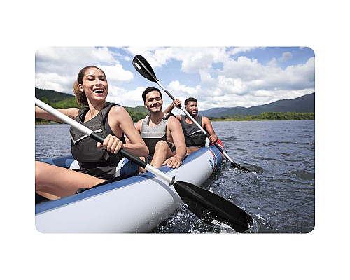 Каяк надувний Bestway 65132 Hydro-Force Rapid X3 381 х 100 см Каяк надувний Bestway 65132 Hydro-Force Rapid X3 381 х 100 см