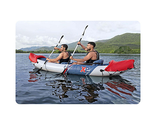 Надувна байдарка Bestway 65077 Lite Rapid X2 321 x 88 см Надувна байдарка Bestway 65077 Lite Rapid X2 321 x 88 см