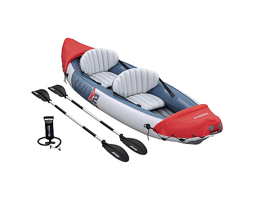 Надувна байдарка Bestway 65077 Lite Rapid X2 321 x 88 см Надувна байдарка Bestway 65077 Lite Rapid X2 321 x 88 см