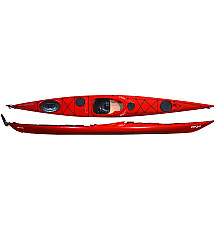 Каяк Zegul Reval PE MV RudderSkeg, 520 х 54 см - червоний