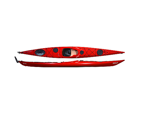 Каяк Zegul Reval PE MV RudderSkeg, 520 х 54 см - червоний Каяк Zegul Reval PE MV RudderSkeg, 520 х 54 см - червоний