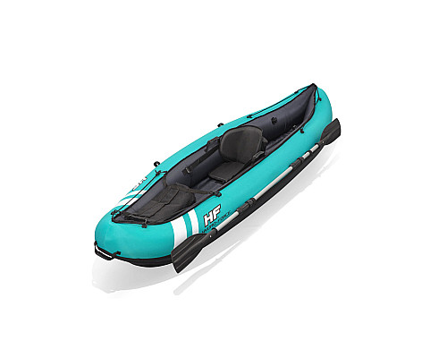 Каяк надувний Bestway Hydro-Force Ventura Elite X1 280 х 86 см, блакитно-чорний