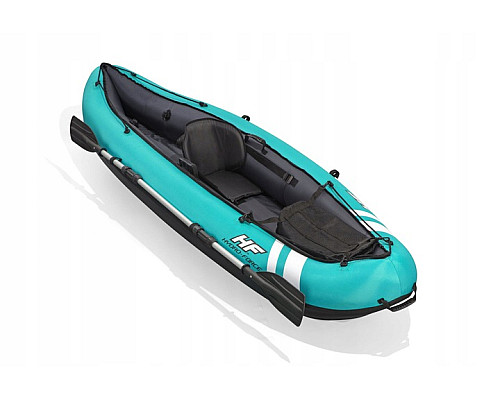 Каяк надувний Bestway Hydro-Force Ventura Elite X1 280 х 86 см, блакитно-чорний