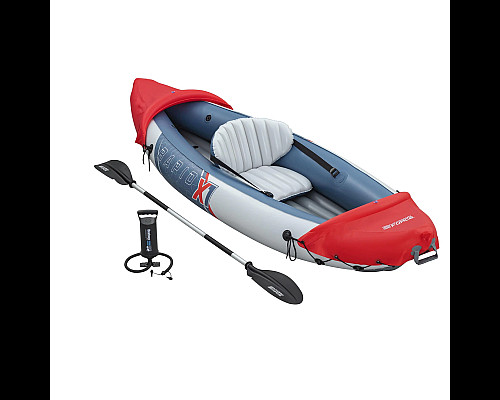 Каяк надувний Bestway Hydro-Force Rapid X1 290 x 91 см, синьо-червоний