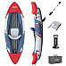 Каяк надувний Bestway Hydro-Force Rapid X1 290 x 91 см, синьо-червоний