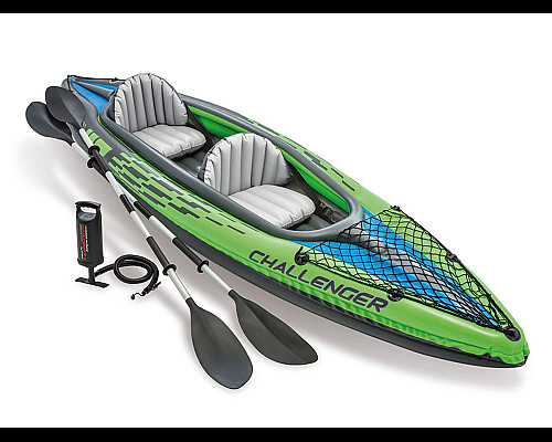 Каяк надувний Intex Challenger K2 351 x 76 x 38 см, зелений