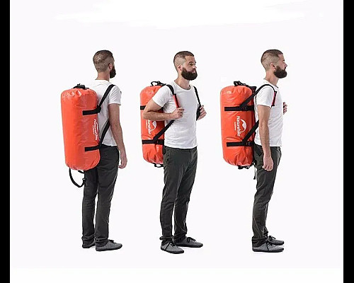 Сумка водонепроникна Naturehike NH20FSB03 500D 120 л, червона Сумка водонепроникна Naturehike NH20FSB03 500D 120 л, червона