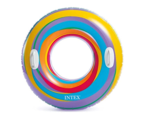 Коло надувне для плавання Intex 59256-whirl-violet Вихор, 91 см Коло надувне для плавання Intex 59256-whirl-violet Вихор, 91 см