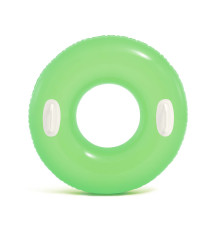 Круг для плавання з ручками 76 см зелений INTEX 59258