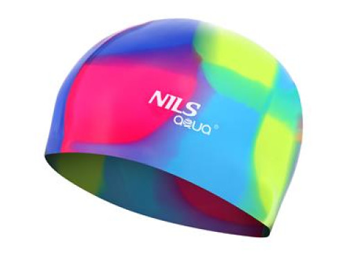 Шапочка для плавання MS53 NILS різнокольоровий Шапочка для плавання MS53 NILS різнокольоровий