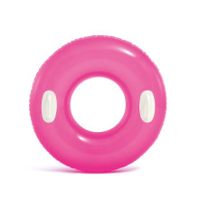 Круг для плавання з ручками 76 см рожевий INTEX 59258
