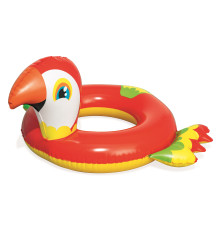 Дитяче надувний круг для плавання Happy Animals BESTWAY 36128 папуга