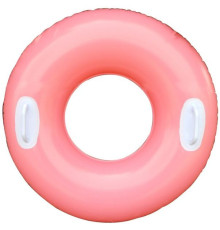 Надувний круг із ручками Intex 59258-pink (Діаметр 76см) Рожевий