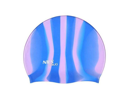 Шапочка для плавання ZEBRA MI9 NILS AQUA - синьо-рожева Шапочка для плавання ZEBRA MI9 NILS AQUA - синьо-рожева