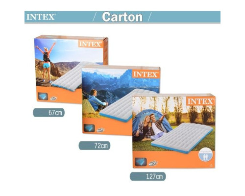 Двомісний надувний туристичний матрац INTEX 67999