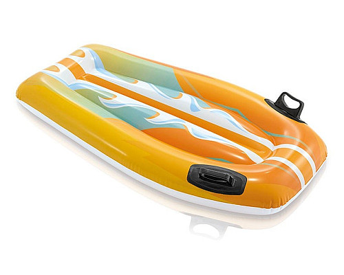 Дошка надувна для плавання INTEX 58165 помаранчева, 112 x 62 см Дошка надувна для плавання INTEX 58165 помаранчева, 112 x 62 см